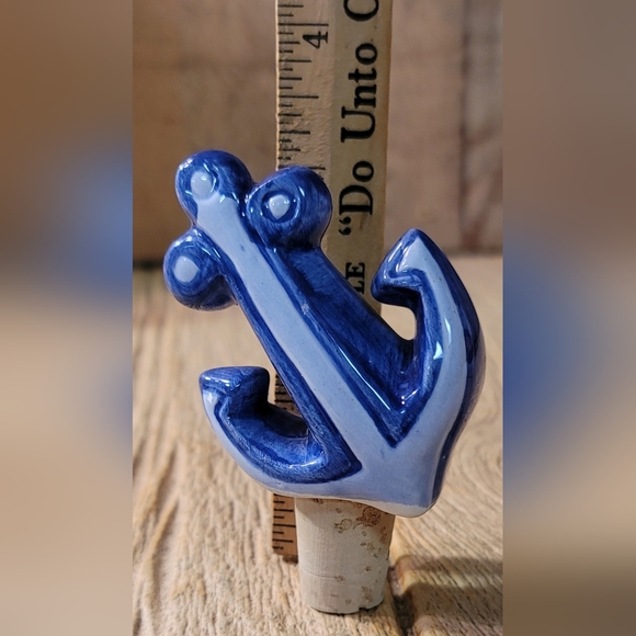 Brand New Never Used. Ceramic Anchor Wine Cork. - Picture 3 of 5